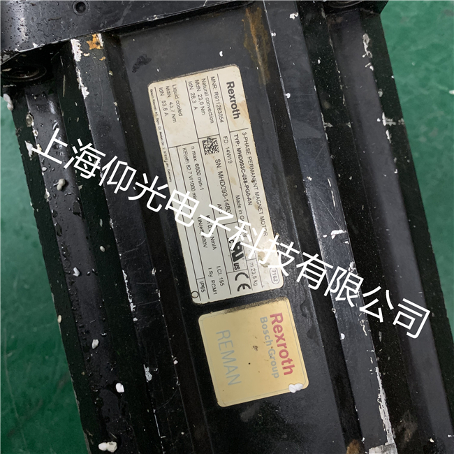 蘇州制造工廠力士樂伺服電機MKD090B-058-GG1-KN 軸承故障維修