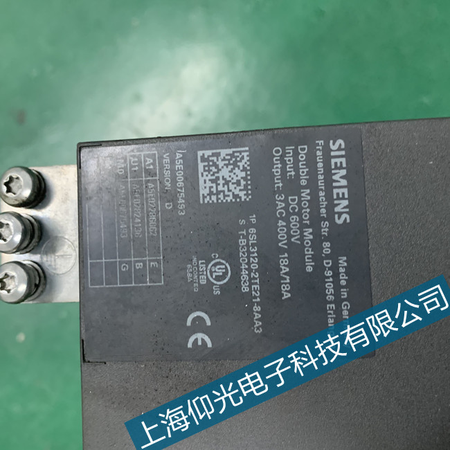 西門子6SN1123伺服驅動器電源燈不亮維修與方法