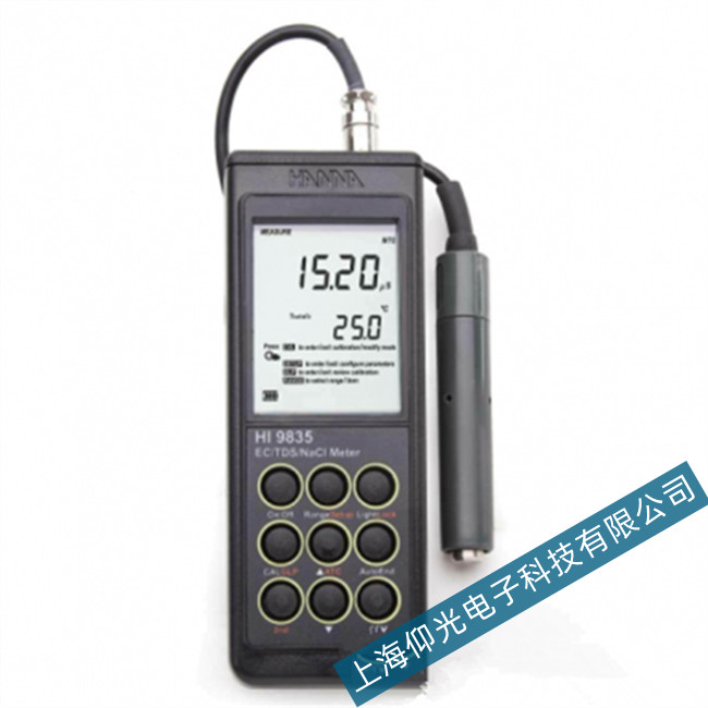哈納HI9835電導率儀常見故障現象的處理方法