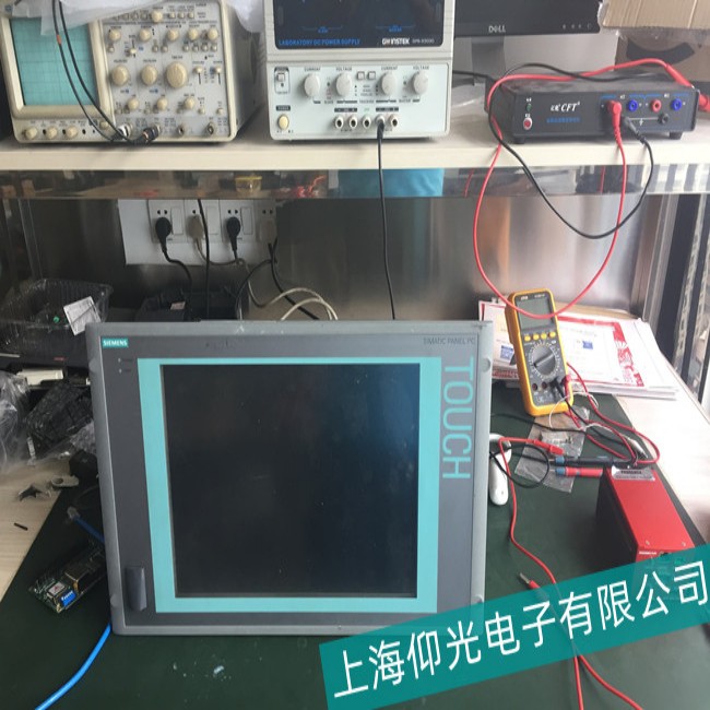 西門子MP370觸摸屏開機進系統就死機怎么維修