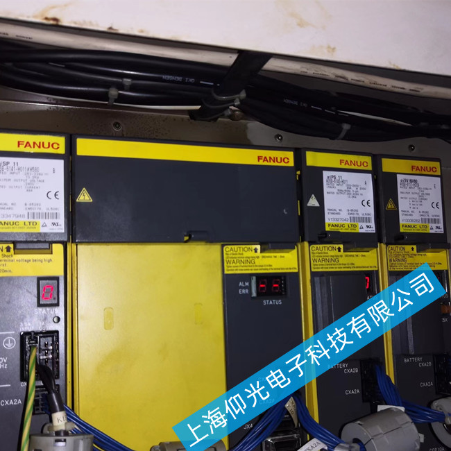 上海松江發那科伺服驅動器A06B-240-H211報警顯示17維修方法